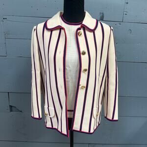 Vintage Carnaby 100% Zepher Wool Cardigan Suit Set